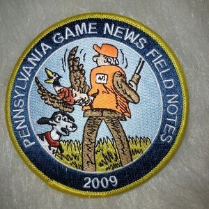 PATCH Pennsylvania Game News Field Notes Embroidered Patch 2009